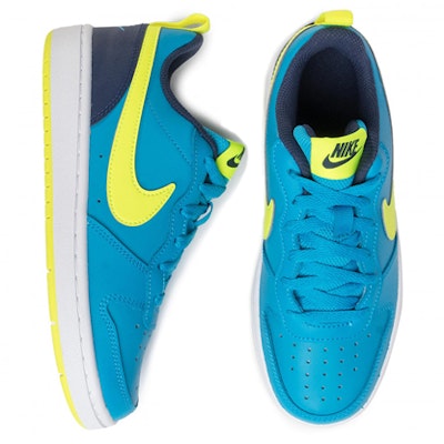 Nike Court Borough 低筒 耐吉板鞋 GS 藍黃 Purchase Nike Court Borough 低筒 耐吉板鞋 GS 藍黃