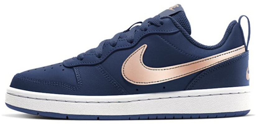 (JR) Nike Court Borough Low 2 'Navy Copper' Lelaki Kasual Sneakers. BQ5448-401 Buy (JR) Nike Court Borough Low 2 'Navy Copper' Lelaki Kasual Sneakers. BQ5448-401