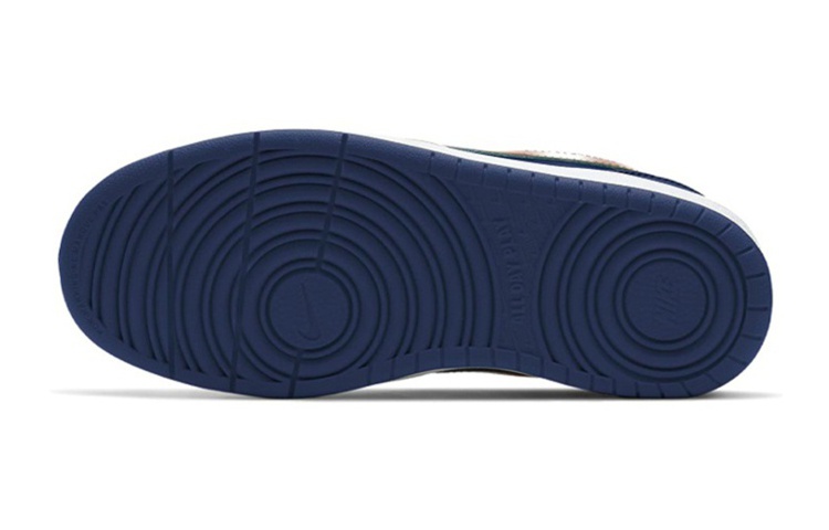 Shop (JR) Nike Court Borough Low 2 'Navy Copper' Lelaki Kasual Sneakers. BQ5448-401