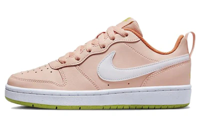 (Youth) Nike Court Borough Low 2 'Pink White' BQ5448-800