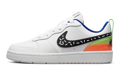 (Youth) Nike Court Borough Low 2 'White Black Photon Dust' DV1367-101