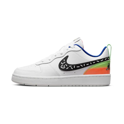(Youth) Nike Court Borough Low 2 'White Black Photon Dust'