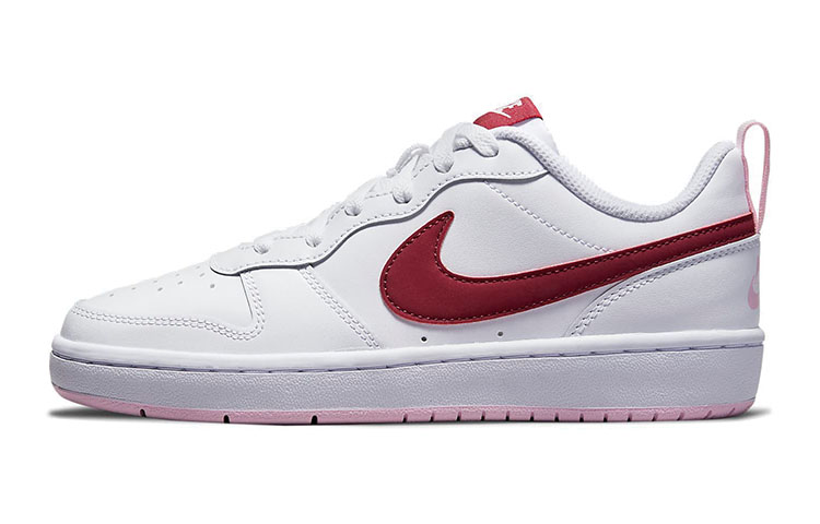 Buy (JR) Nike Court Borough Low 2 'Putih Dark Beetroot' BQ5448-120