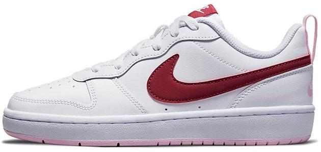 (JR) Nike Court Borough Low 2 'Putih Dark Beetroot' BQ5448-120 Buy (JR) Nike Court Borough Low 2 'Putih Dark Beetroot' BQ5448-120