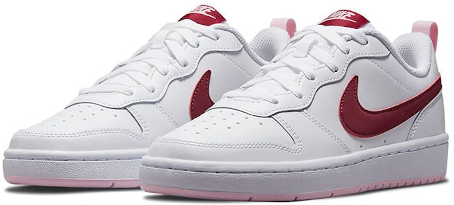 (JR) Nike Court Borough Low 2 'Blanco Remolacha Oscura' BQ5448-120 Lookbook (JR) Nike Court Borough Low 2 'Blanco Remolacha Oscura' BQ5448-120