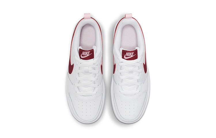 Shop (JR) Nike Court Borough Low 2 'Putih Dark Beetroot' BQ5448-120