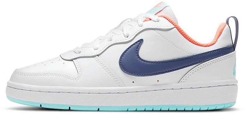 (Youth) Nike Court Borough Low 2 'White Dark Purple Dust' BQ5448-112 Buy (Youth) Nike Court Borough Low 2 'White Dark Purple Dust' BQ5448-112