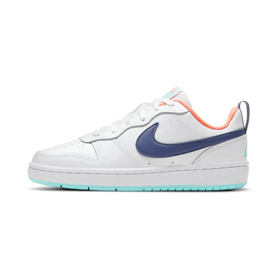 (Youth) Nike Court Borough Low 2 'White Dark Purple Dust'