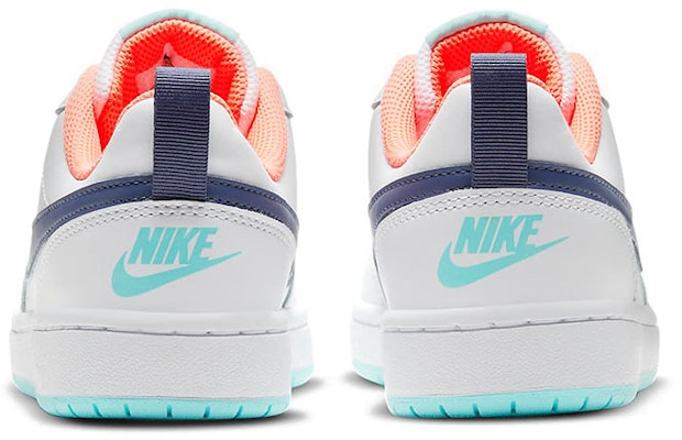 (Youth) Nike Court Borough Low 2 'White Dark Purple Dust' BQ5448-112 4