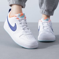 (JR) Nike Court Borough Low 2 'Putih Ungu Gelap' BQ5448-112 Sizing (JR) Nike Court Borough Low 2 'Putih Ungu Gelap' BQ5448-112