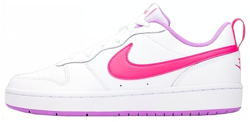 (JR) Nike Court Borough Low 2 'Putih Hyper Pink' BQ5448-111 Buy (JR) Nike Court Borough Low 2 'Putih Hyper Pink' BQ5448-111