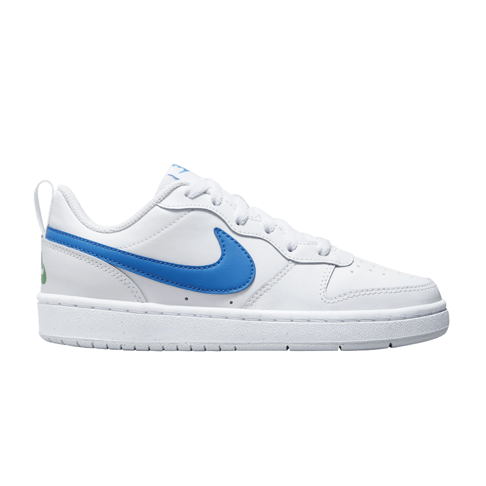 (Youth) Nike Court Borough Low 2 'White Photo Blue' BQ5448-123