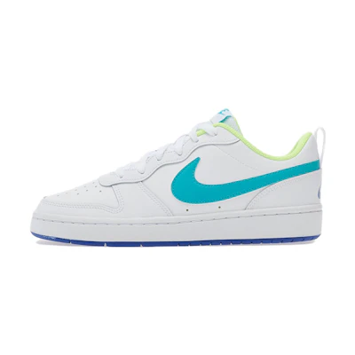 (Youth) Nike Court Borough Low 2 'White Teal Blue'