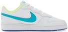Order (JR) Nike Court Borough Low 2 'Putih Biru Teal' BQ5448-105