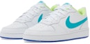 Lookbook (JR) Nike Court Borough Low 2 'Putih Biru Teal' BQ5448-105
