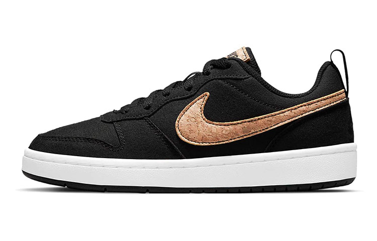 (Youth) Nike Court Borough Low 2 Canvas 'Black Cork' DC7949-001