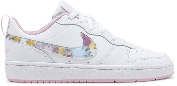 (JR) Nike Court Borough Low 2 SE 'Swoosh Floral' CK5426-100 Buy (JR) Nike Court Borough Low 2 SE 'Swoosh Floral' CK5426-100