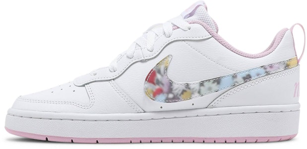 (JR) Nike Court Borough Low 2 SE 'Swoosh Floral' CK5426-100 Lookbook (JR) Nike Court Borough Low 2 SE 'Swoosh Floral' CK5426-100