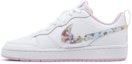 Lookbook Nike Court Borough Low 2 SE花卉 低筒 球鞋 GS 白粉色