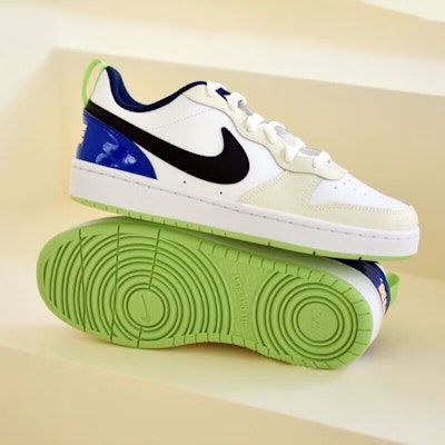 (Youth) Nike Court Borough Low 2 SE 'Player One' FB1394-101 Sizing (Youth) Nike Court Borough Low 2 SE 'Player One' FB1394-101