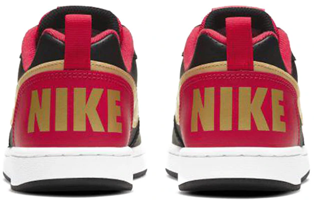Nike Court Borough 低筒 板鞋 GS 黑金紅 Shop Nike Court Borough 低筒 板鞋 GS 黑金紅
