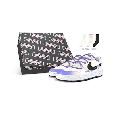 (Youth) Nike Court Borough Low 'Mystery Planet Deconstructed Splatter'