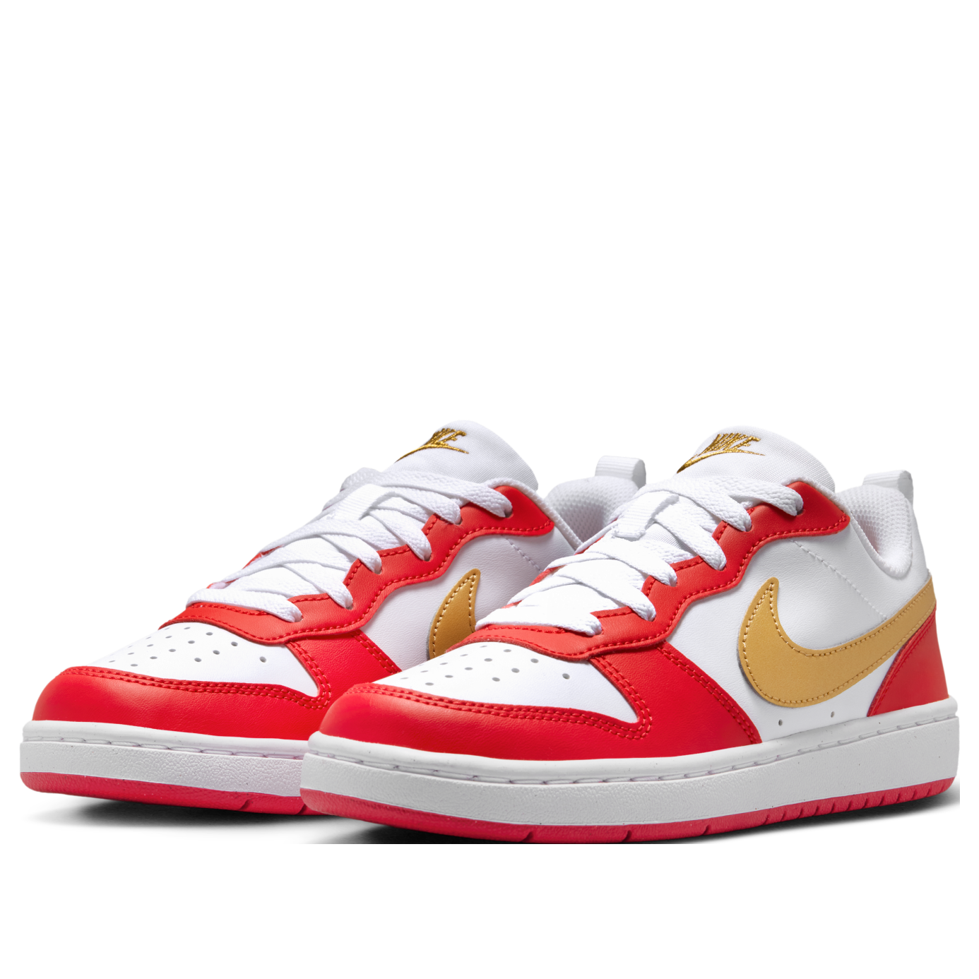 Lookbook Nike Court Borough Low Recraft 'White University Red' DV5456-137