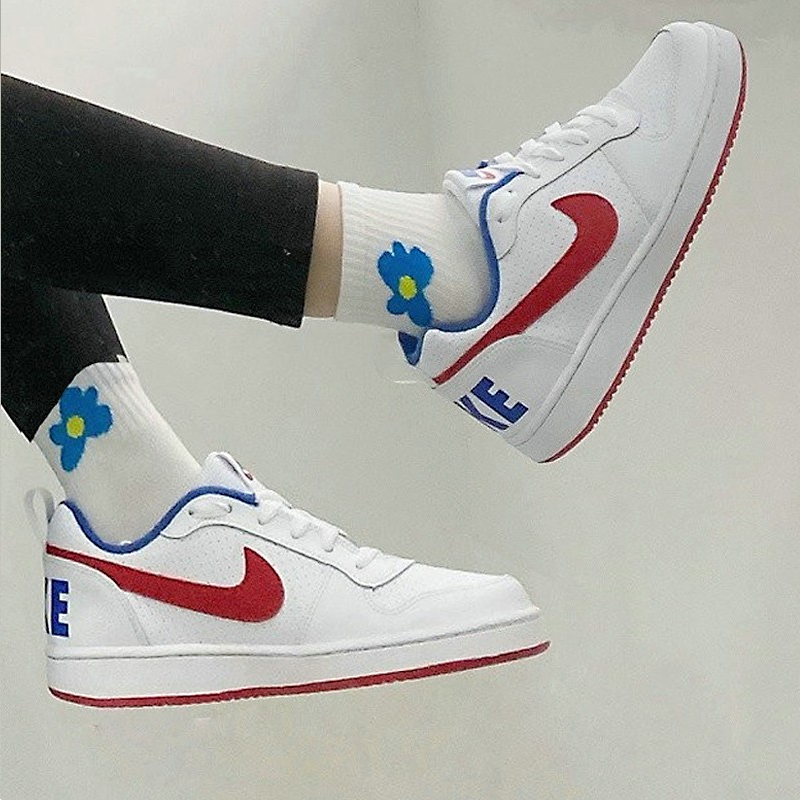 Order (JR) Nike Court Borough Low 'Blanco Azul Rojo' DM2420-164
