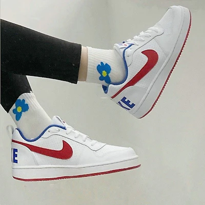 (JR) Nike Court Borough Low 'Blanco Azul Rojo' DM2420-164 Order (JR) Nike Court Borough Low 'Blanco Azul Rojo' DM2420-164