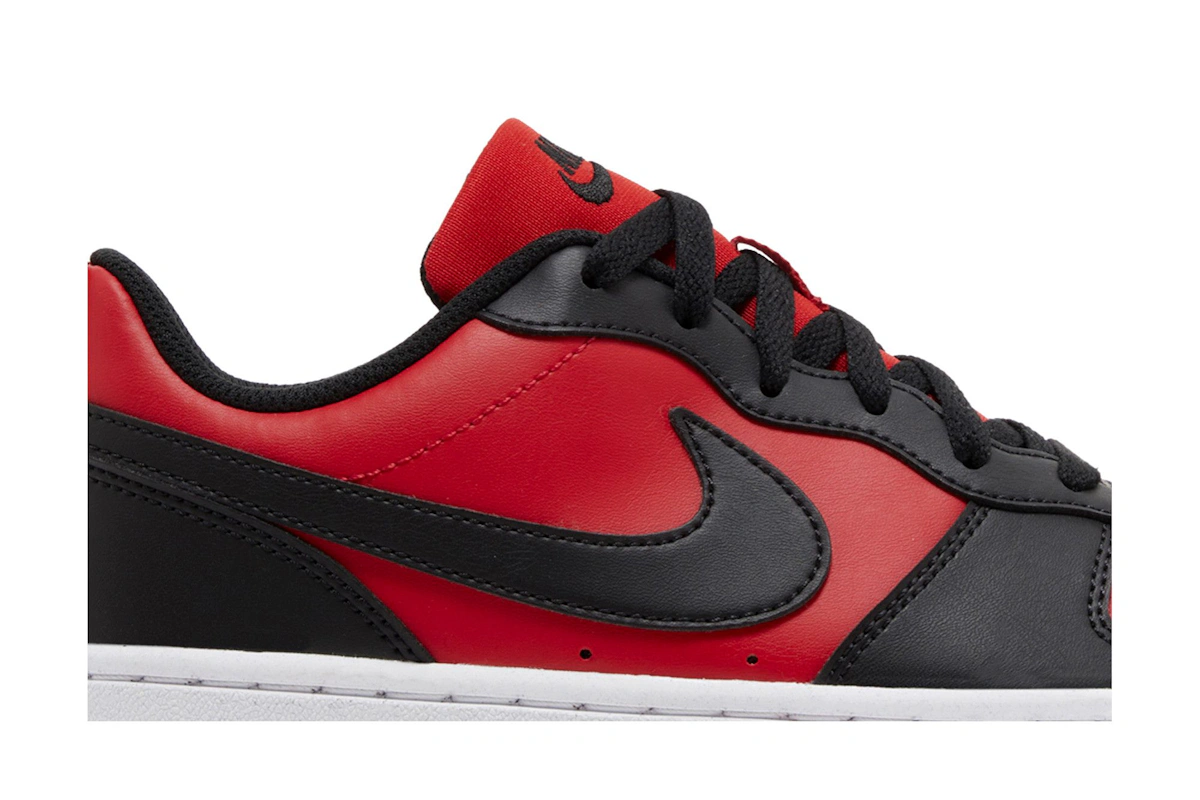 (Youth) Nike Court Borough Low Recraft 'Black University Red' DV5456-600