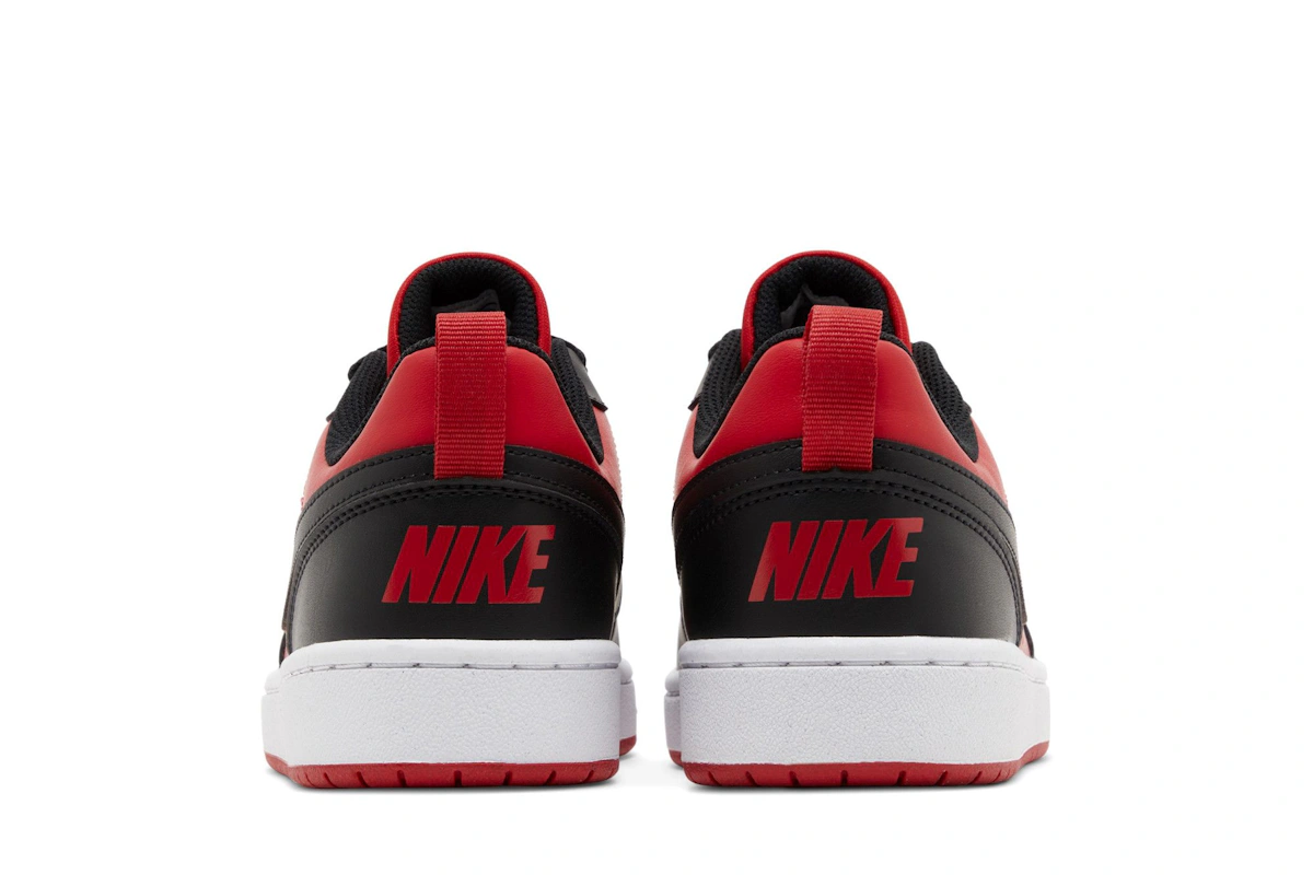 (Youth) Nike Court Borough Low Recraft 'Black University Red' DV5456-600