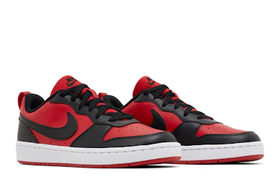 (Youth) Nike Court Borough Low Recraft 'Black University Red' DV5456-600