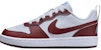 (Youth) Nike Court Borough Low Recraft 'Dark Team Red Pure Platinum' DV5456-006