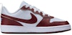 (Youth) Nike Court Borough Low Recraft 'Dark Team Red Pure Platinum' DV5456-006