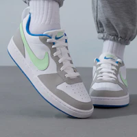 Lookbook Nike Court Borough Low 防滑耐磨 低筒 板鞋 GS 薄荷酷灰