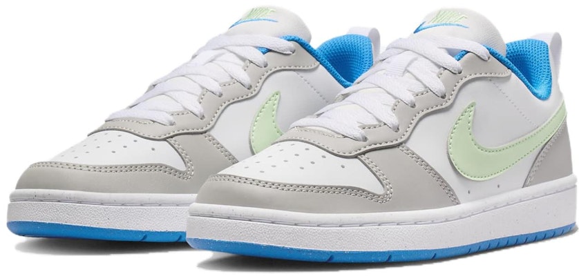 Nike Court Borough Low 防滑耐磨 低筒 板鞋 GS 薄荷酷灰 Details for Nike Court Borough Low 防滑耐磨 低筒 板鞋 GS 薄荷酷灰