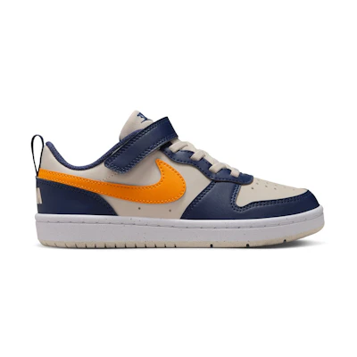 (Youth) Nike Court Borough Low Recraft 'Midnight Navy Orange Peel'