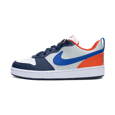 (Youth) Nike Court Borough Low Recraft 'Midnight Navy Team Orange'