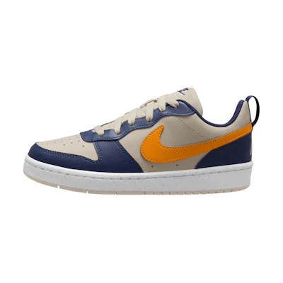 (Youth) Nike Court Borough Low Recraft 'Midnight Navy Orange Peel'