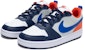(JR) Nike Court Borough Low Recraft 'Midnight Navy Team Orange' - Biru Gelap Oren. DV5456-401