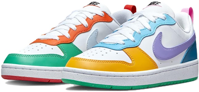 (JR) Nike Court Borough Low Recraft 'Berbilang Warna' FQ8373-902 Order (JR) Nike Court Borough Low Recraft 'Berbilang Warna' FQ8373-902