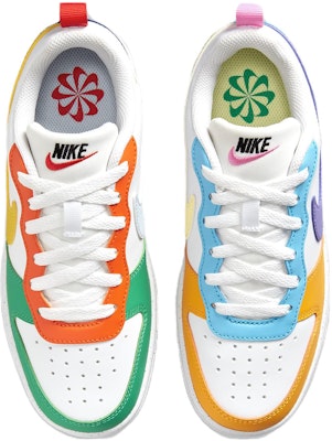 (Youth) Nike Court Borough Low Recraft 'Multi-Color' FQ8373-902 Lookbook (Youth) Nike Court Borough Low Recraft 'Multi-Color' FQ8373-902