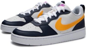(JR) Nike Court Borough Low Recraft 'Obsidiana Oro Universitario' HJ3482-071 4