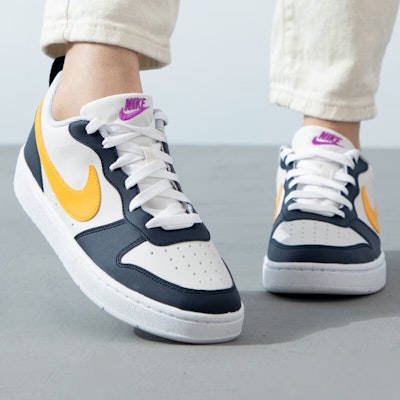 (Youth) Nike Court Borough Low Recraft 'Obsidian University Gold' HJ3482-071 Details for (Youth) Nike Court Borough Low Recraft 'Obsidian University Gold' HJ3482-071