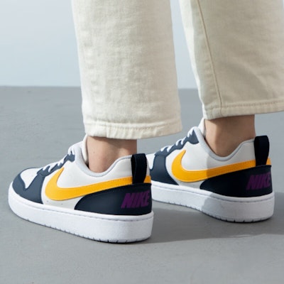 (Youth) Nike Court Borough Low Recraft 'Obsidian University Gold' HJ3482-071 Sizing (Youth) Nike Court Borough Low Recraft 'Obsidian University Gold' HJ3482-071
