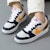 (JR) Nike Court Borough Low Recraft 'Obsidian University Gold' Lelaki Wanita HJ3482-071