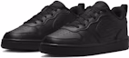 Lookbook (JR) Nike Court Borough Low Recraft 'Triple Black' Lelaki Hitam Serba Hitam DV5456-002