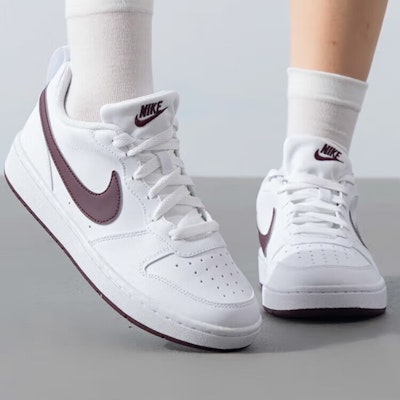 (Youth) Nike Court Borough Low Recraft 'White Burgundy Crush' DV5456-112 Lookbook (Youth) Nike Court Borough Low Recraft 'White Burgundy Crush' DV5456-112