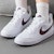 (Youth) Nike Court Borough Low Recraft 'White Burgundy Crush' DV5456-112