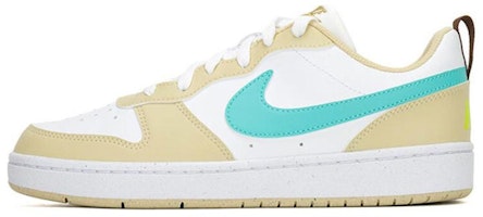 (Youth) Nike Court Borough Low Recraft 'White Gold Mint' HM3726-731 (Youth) Nike Court Borough Low Recraft 'White Gold Mint' HM3726-731